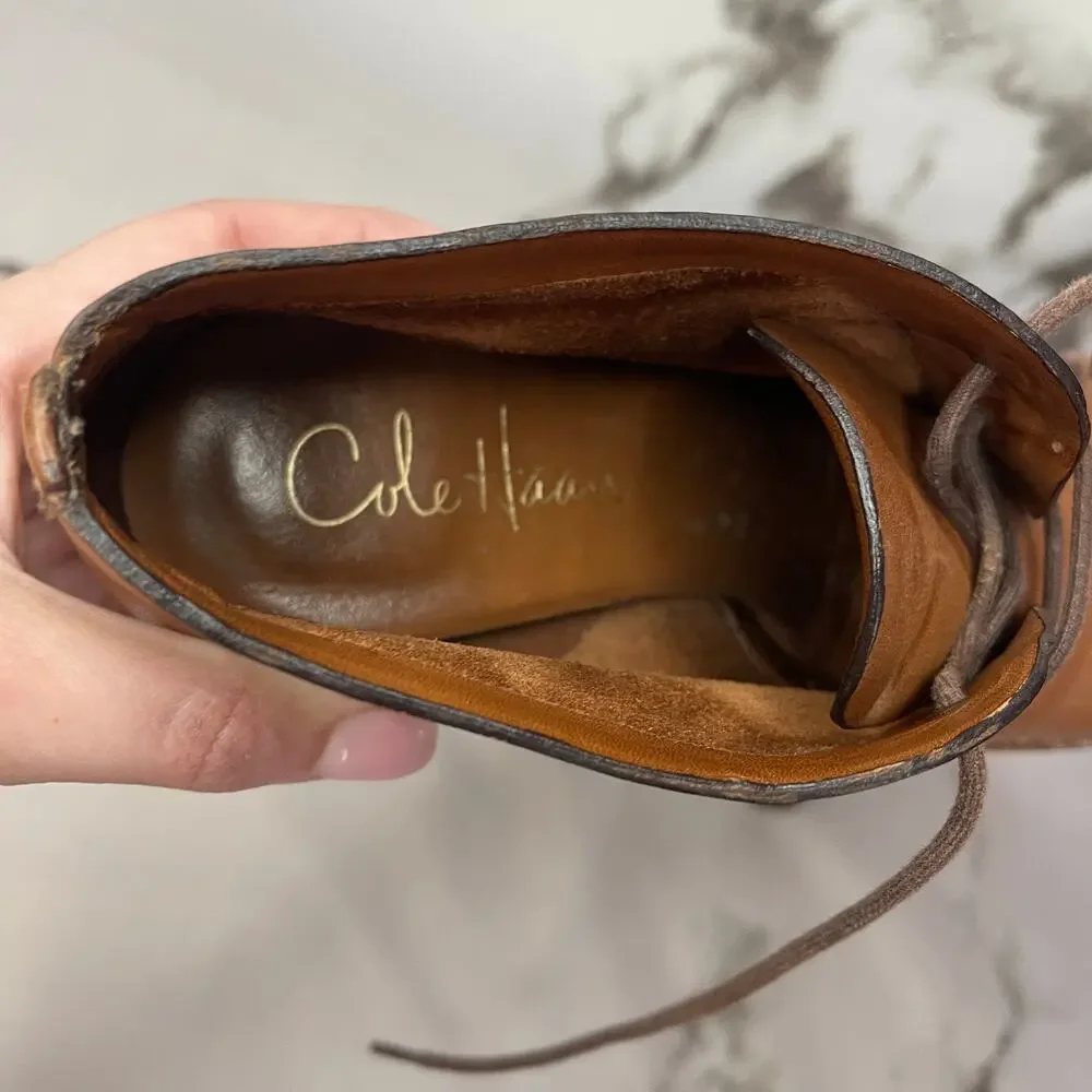 Cole Haan NikeAir Stephanie Leather Booties Size 5.5